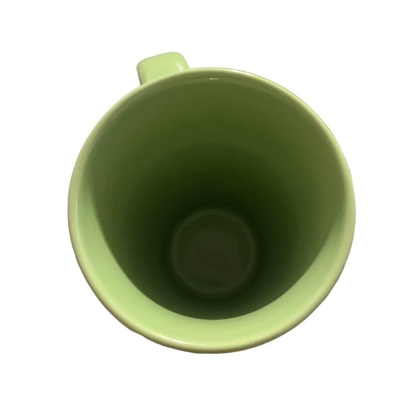 Peets Coffee Tea Green Mug People Silhouette Star Bean Yellow Orange Blue Red - Picture 3 of 6